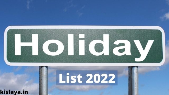 Holiday List 2022